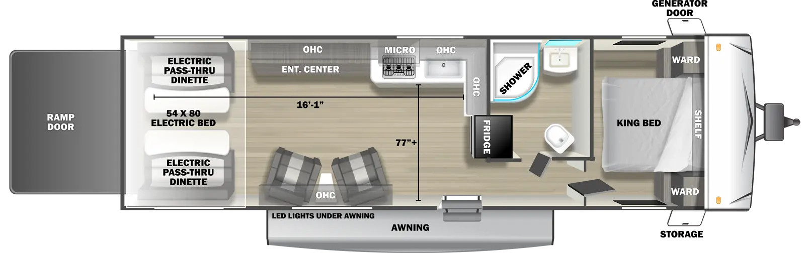 Sandstorm 2730SRX Floorplan